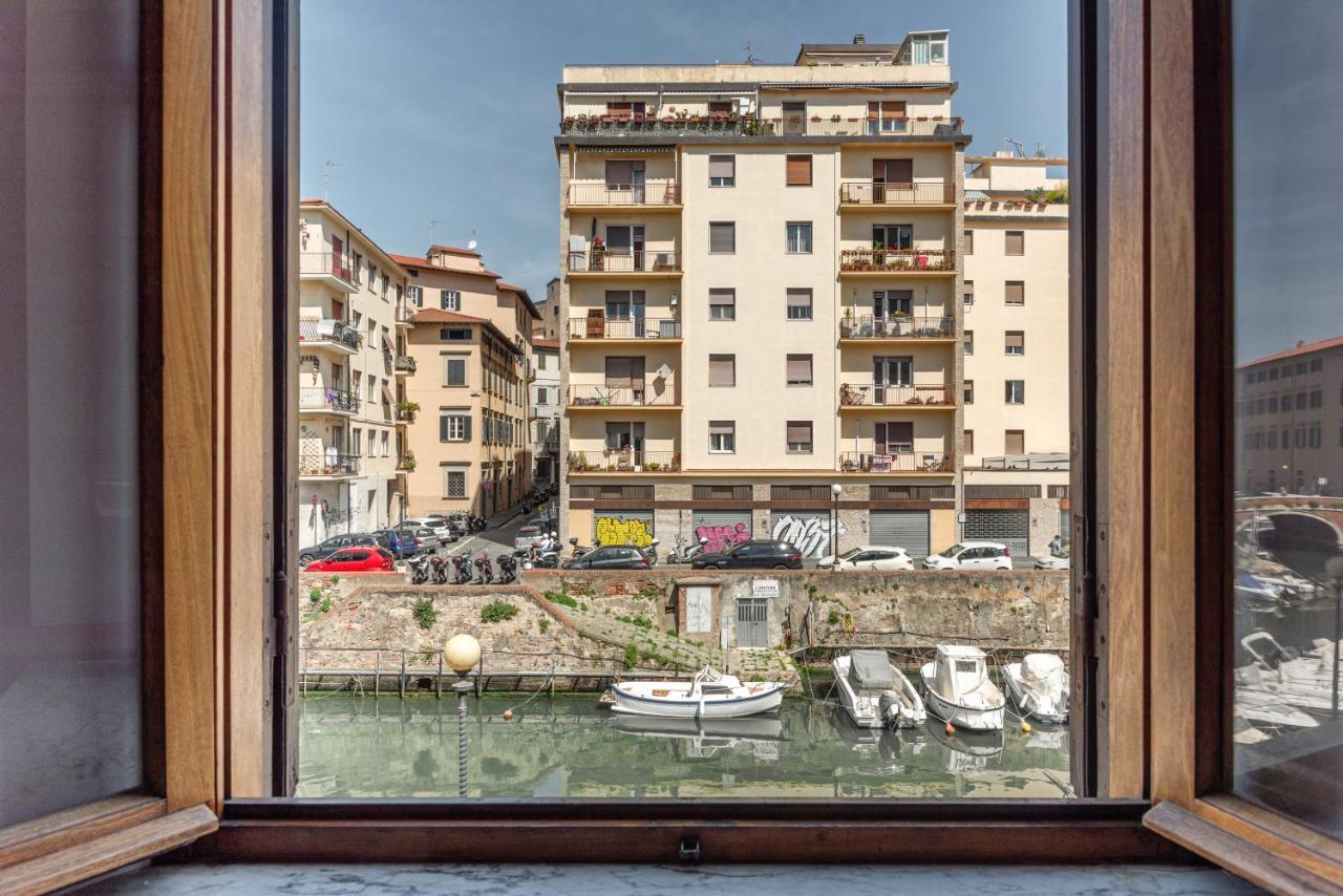 Piccola Venezia Canal View Charming Flat Ліворно Екстер'єр фото